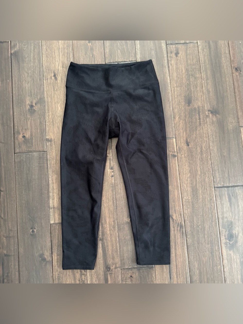 Becco Black High Waist Cropped Leggings M